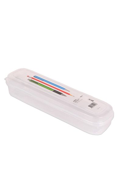 bimbambom Plastic Pencil Case, Transparent Pen Holder Multix G06-p