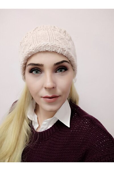 Zaradise Accessories Powder Colored Beanie with Pompom