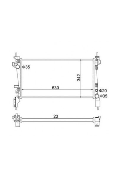 Radyatör Fıorıno 08 1.3mtj Mek Ac