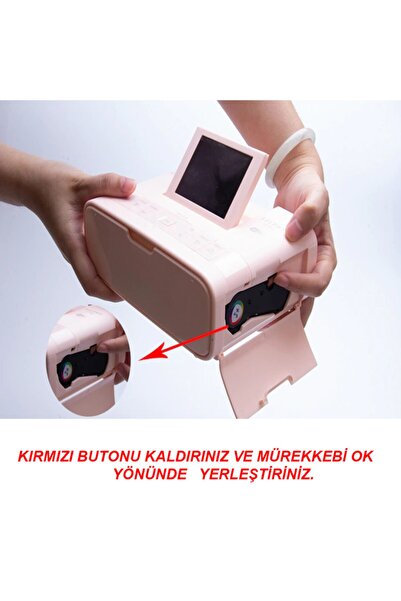 ABC 108'li Kağıt Ve Kartuş Mürekkep Set Canon Selphy Cp Serisi Için