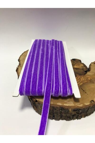 ALAZ TASARIM HOBİ Panglică de catifea 1 Cm