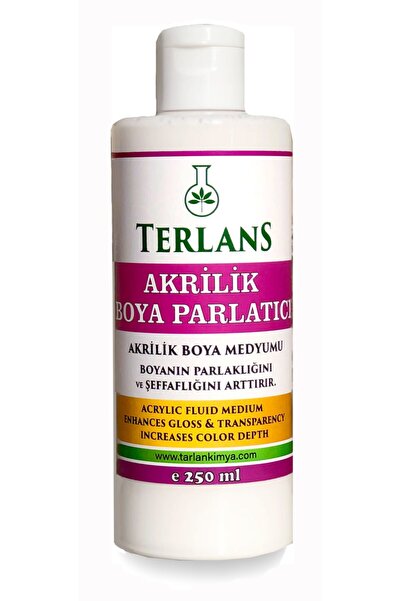 Terlans Akrilik Boya Parlatıcı 250 Ml Acrylic Gloss Medium