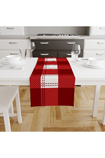 Talia Home Κόκκινο καρό Runner Tlar-174