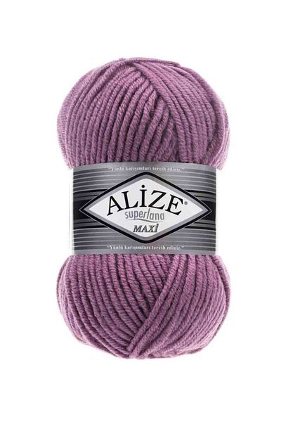 Alize Superlana Maxi Πλεκτό Χέρι Σχοινί Dusty Rose 028