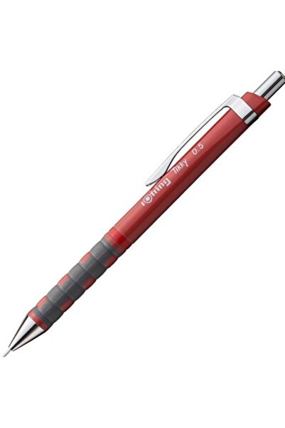 Rotring ( AYRAÇ HEDİYE ) Rotring Tikky Versatil Kalem 0.5 mm Kiremit Kırmızıs...