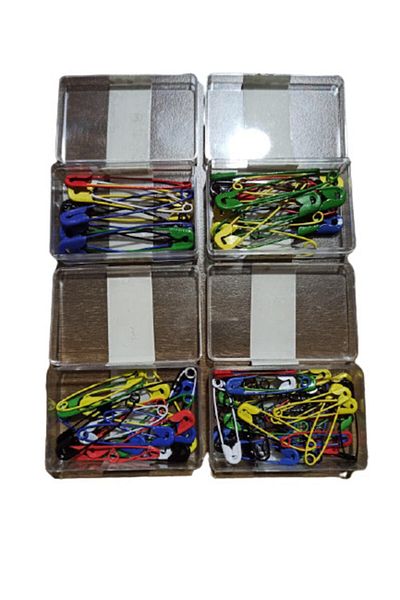 hagiki (Set of 4) Colorful Safety Pin Fork Needle (Set of 4)