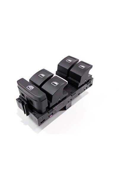 otobalcı Skoda Octavia Cam Açma Düğmesi (beyaz Işıklı) 2014--2018 Kromlu