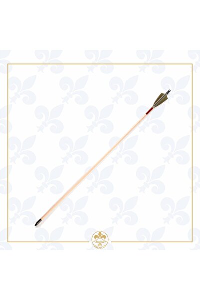 KONURALP OKÇULUK Geleneksel Okçuluk - Ahşap Ok (2,5" Tüylü- 76cm)
