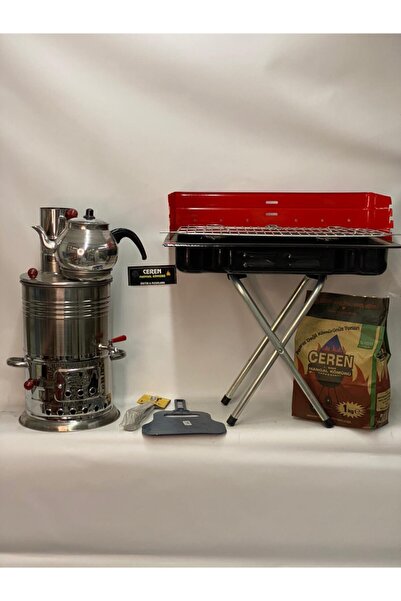 CEREN MANGAL Ekonomik Mangal Set Semaverli Hediyeli