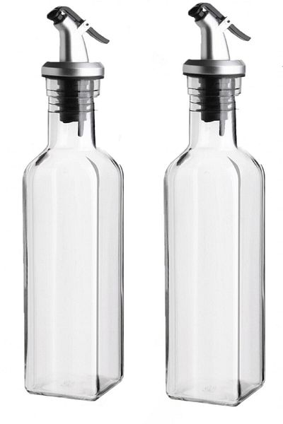 GÖNÜL 2 Pieces Glass Oil Pot 500ml