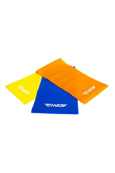 CIWAA مجموعة أربطة البيلاتس - مجموعة إطارات مقاومة للألوان الاستثنائية مكونة من 3 قطع