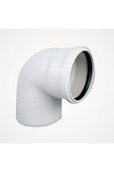 Dizayn Pvc Dirsek 75'lik 90 Derece Pimaş Atık Su Borusu Dönüş Parçası 75x90
