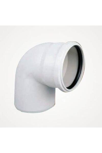 Genel Markalar 50x90 Pvc Dirsek 50'lik 90 Derece Pimaş Atık Su Borusu Dönüş Parçası 2 Adet