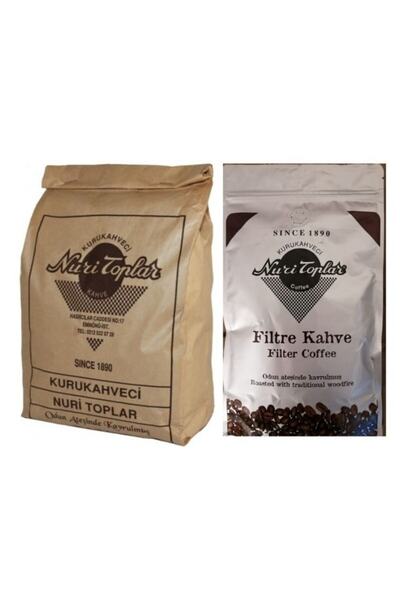 Nuri Toplar Filter Coffee 250 gr 1 Piece Colombia Supremo French Press Turkish Coffee 250 gr 1 Piece
