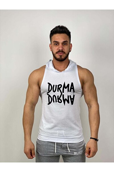 Black İstanbul Чорний - Durma - Майка з капюшоном для тренувань Sporcu Atleti