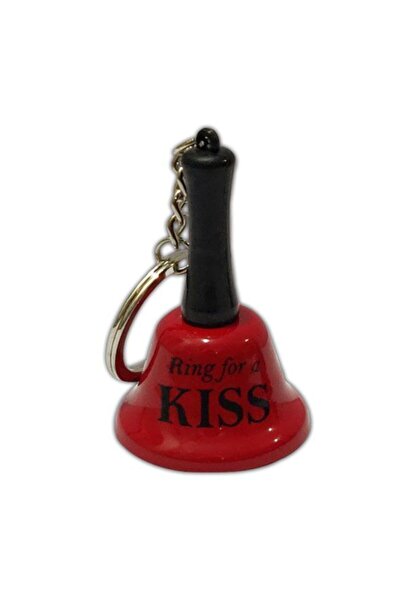 RockerStore Rıng For Kıss Çan Zil Anahtarlık Kırmızı