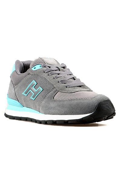 Hammer Jack Unisex Gray Genuine Leather Women's Sports Shoes