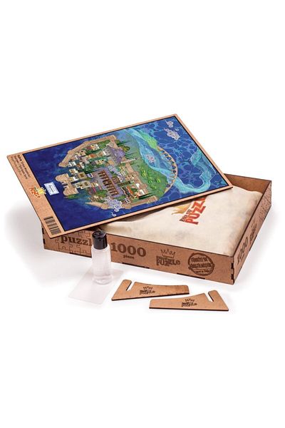 King Of Puzzle Türkiye Miniatures - Diyarbakır - Nasuhi Hasan Çolpan Wooden Puzzle 1000 Pieces