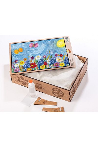 King Of Puzzle Butterflies And Spring Wooden Puzzle 2000 Pieces
