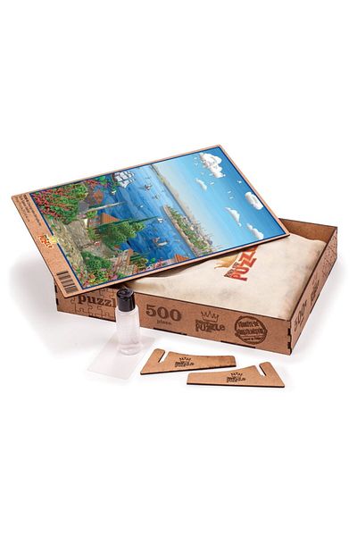 King Of Puzzle Cihangirden Palacewood - Nasuhi Hasan Çolpan Wooden Puzzle 500 Pieces