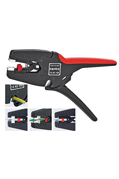 Knipex 1242195 Otomatik Kablo Sıyırma Pensesi 195 Mm