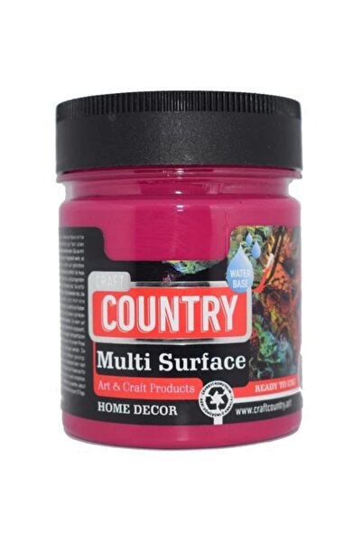 Genel Markalar Country Multi Surface Hobi Boyası 120 Cc 1040 Fuşya