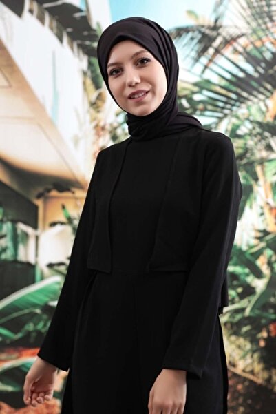 SAFİR Жіночий чорний трикотажний шаль