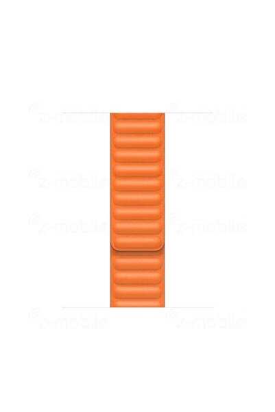 ZMOBILE Watch 2 3 4 5 6 - 42 mm 44 mm  Uyumlu Manyetik Baklalı Model Deri Kayış Kordon