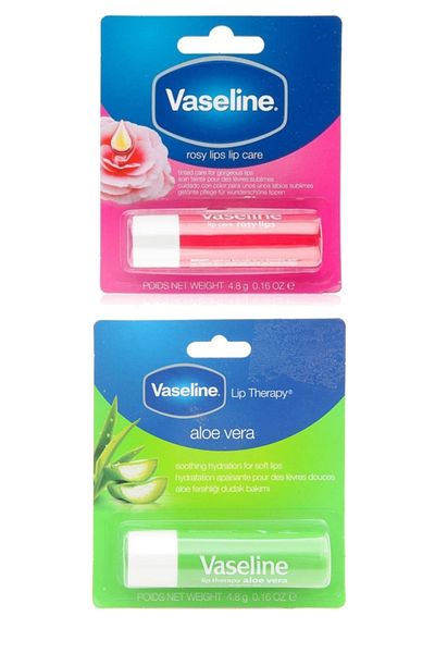 Vaseline Rosy Llips Aloe Vera Lip Balm Set - 2 Pcs