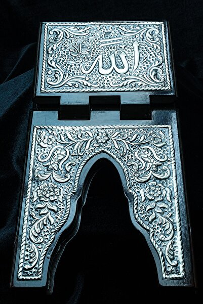 turangümüş Rahle Ve Kuran-ı Kerim Seti 925 Ayar Gümüş