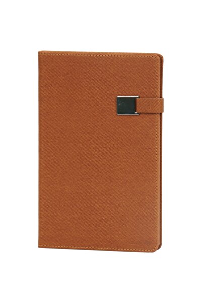 Liva Promosyon Thermo Leather Denim Undated Notebook Edge Painted