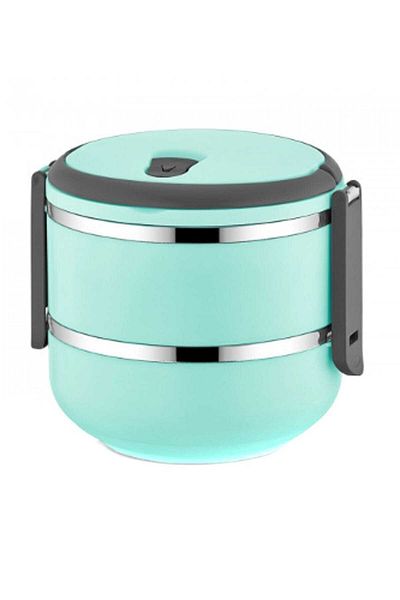 freshbox 2 katli sizdirmaz yemek termosu sefer tasi saklama kabi turkuaz 1 50 litre fiyati yorumlari trendyol