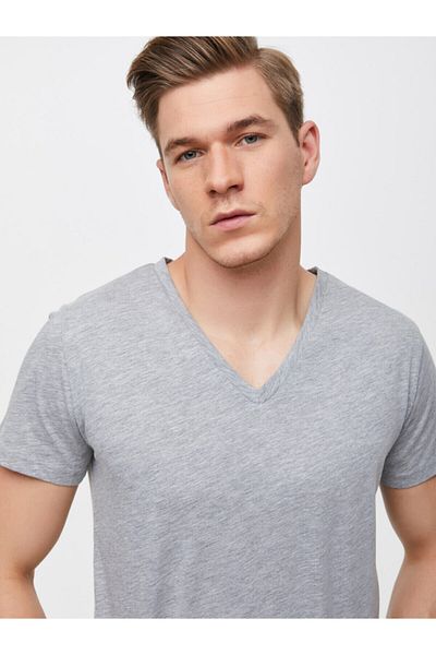 Ltb Men's GRAY T-SHIRT 013198401260890000