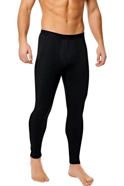 jldmen Siyah Thermal Battal Erkek Tayt ( 2xl-3xl-4xl ) Için Uyumludur