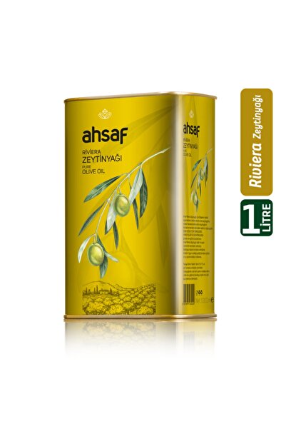 Ahsaf Riviera Zeytinyağı 1l -teneke