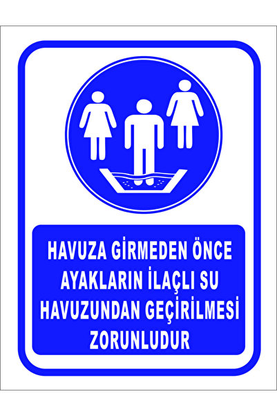 Birim Matbaa Havuz Uyarı Levhaları