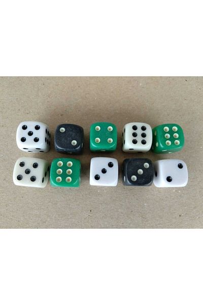 Yıldıran Tavla 10 Pieces of Okey Dice