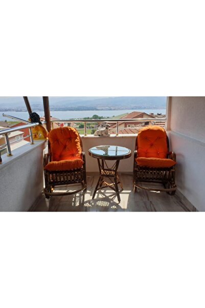 KLAS BAMBU Bambu Sallanan Sandalye Takımı