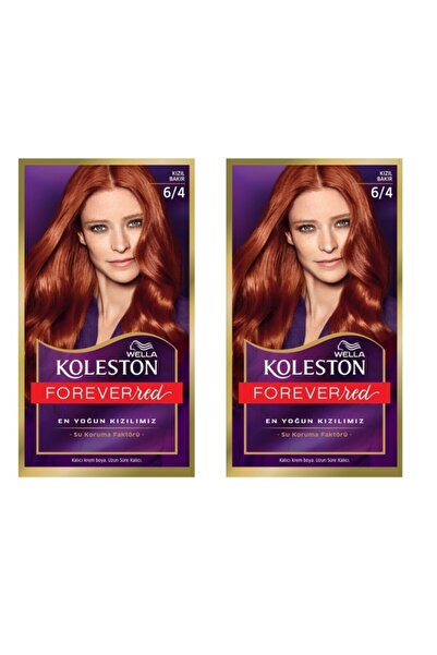 Wella 6/4 Kızıl Bakır Set Saç Boyası X2 Adet