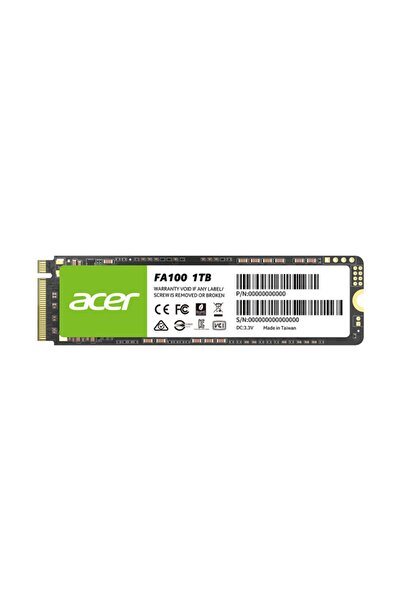 ACER Fa100-01tb Pcıe Gen3 M.2 3300mb-2700mb/s
