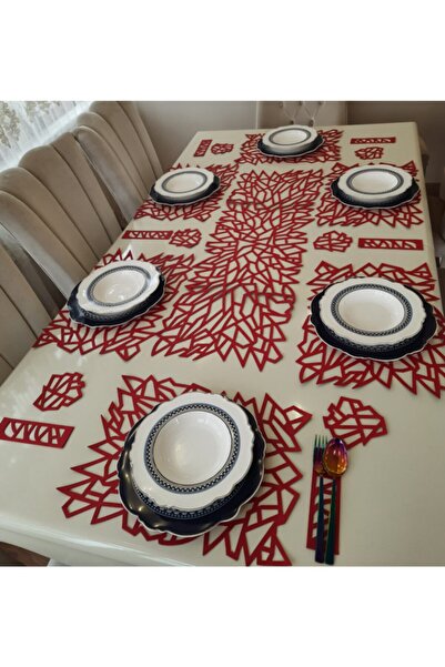 SEHARA 19-dijelni set za prezentaciju hrane Meltem S. Koža za 6 osoba