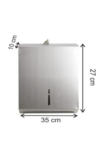 Genel Markalar Z Katlama Kağıt Havlu Dispenseri 400 Lük Krom Paslanmaz Çelik