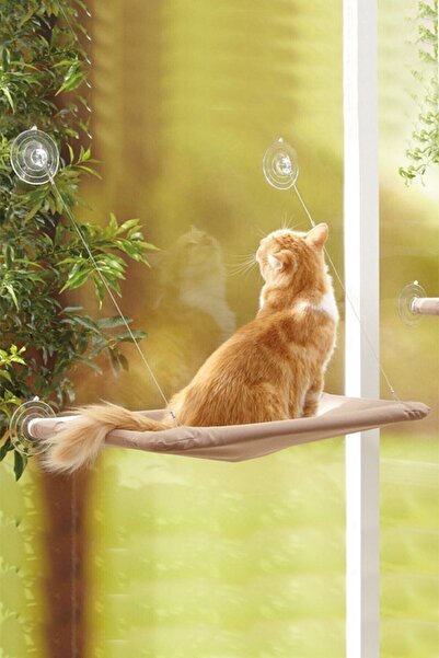 Genel Markalar Cama Asılan Kedi Yatağı Sunny Seat - Güçlü Vantuzlu, Kolay Kur...