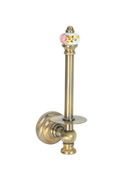 Maya Fantasia Antique Antique Patterned Spare Paper Holder 100% Brass 8415