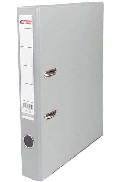 Bigpoint Folder din plastic îngust A4 gri