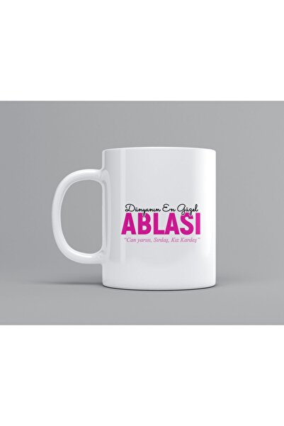 Abla Için Hediyelik Kupa Bardak