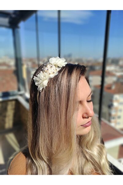 Melkady Aksesuar Melkady 232kr - Coroană elegantă cu broșă florală, coroană d...