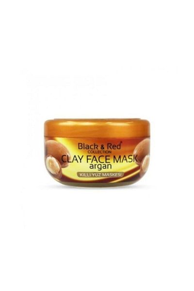 Black Red Clay Facial Cleansing Mask with Argan Oil 400 gr