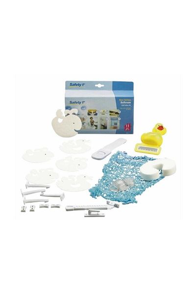 Safety 1st Onda Bath Tub & Tub Carrier White / Bathroom Safety Set