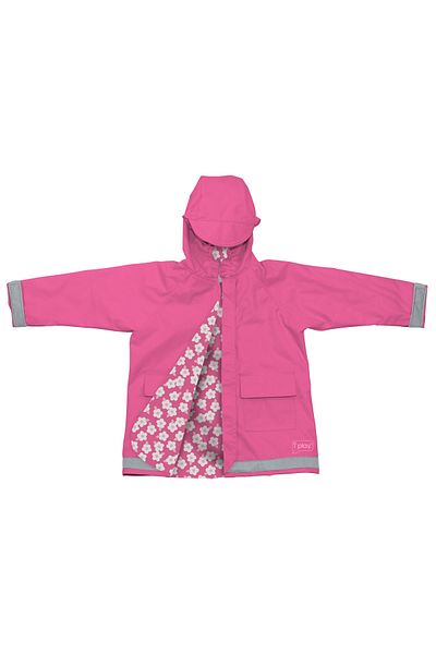 iplay 6-12 Months, One Size, Hooded Waterproof Fleece Lined Baby Raincoat